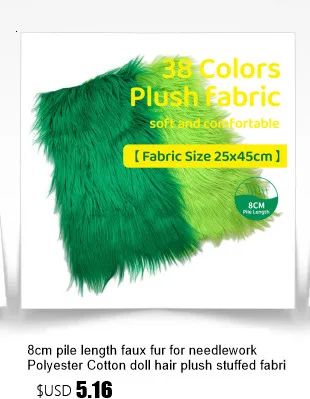 Sewbato Kleiner Kaninchenfellstoff, verschlüsselter und verdickter Kunstkaninchenfell-Flauschiger Stoff, bequeme und umweltfreundliche Stoffe – Detail 2