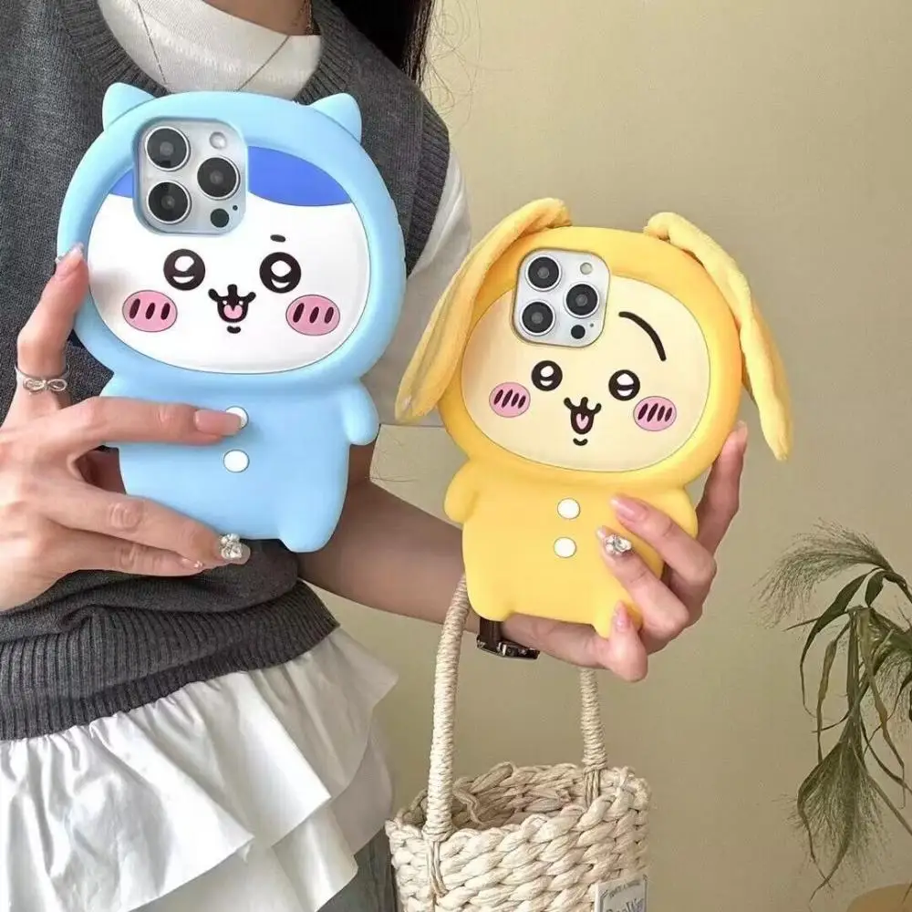 

Чехол для телефона из аниме Kawaii Chiikawas Hachiwares Usagis для Iphone 15 14 13 12 11 Pro Max силиконовая Мягкая задняя крышка Y2K подарок