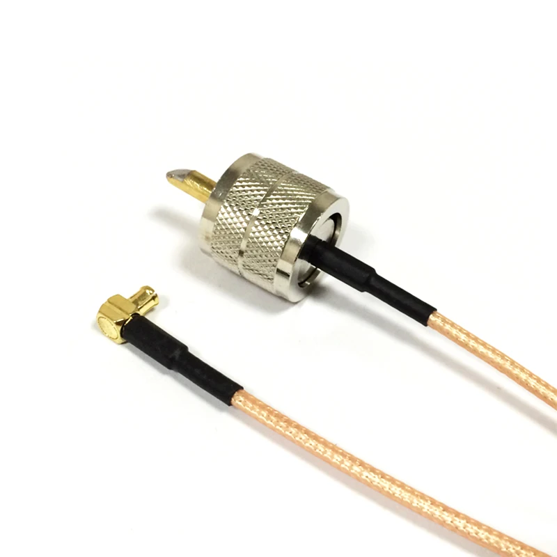 New Modem Coaxial Cable UHF Male To MCX Plug Right Angle RG316 Pigtail Adapter 15CM 6" for WIFI Antenna