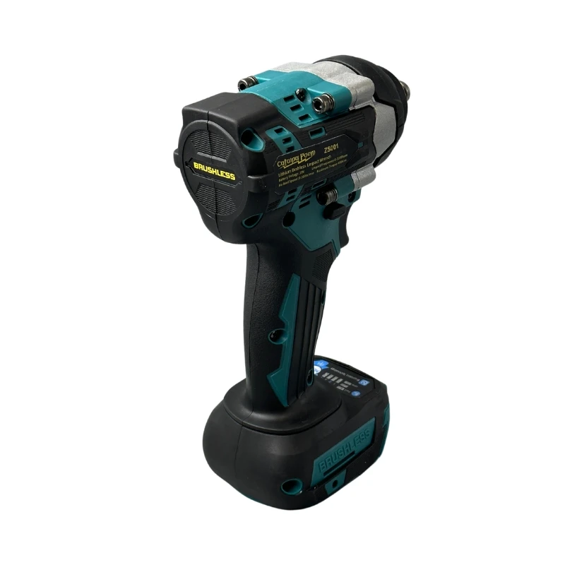 무선 임팩트 렌치, 마키타 충전식 18V 키 임팩트 배터리에 적합, 2800 RPM 렌치 토크, 400Nm 스크루드라이버 전동 공구