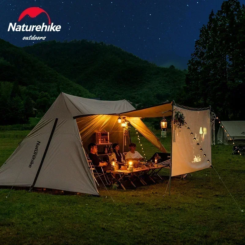 Naturehike Cloud Desk Outdoor Camping Tents Sunscreen Awning Large Space Twin Tower A Canopy Sun Shelter With Screen