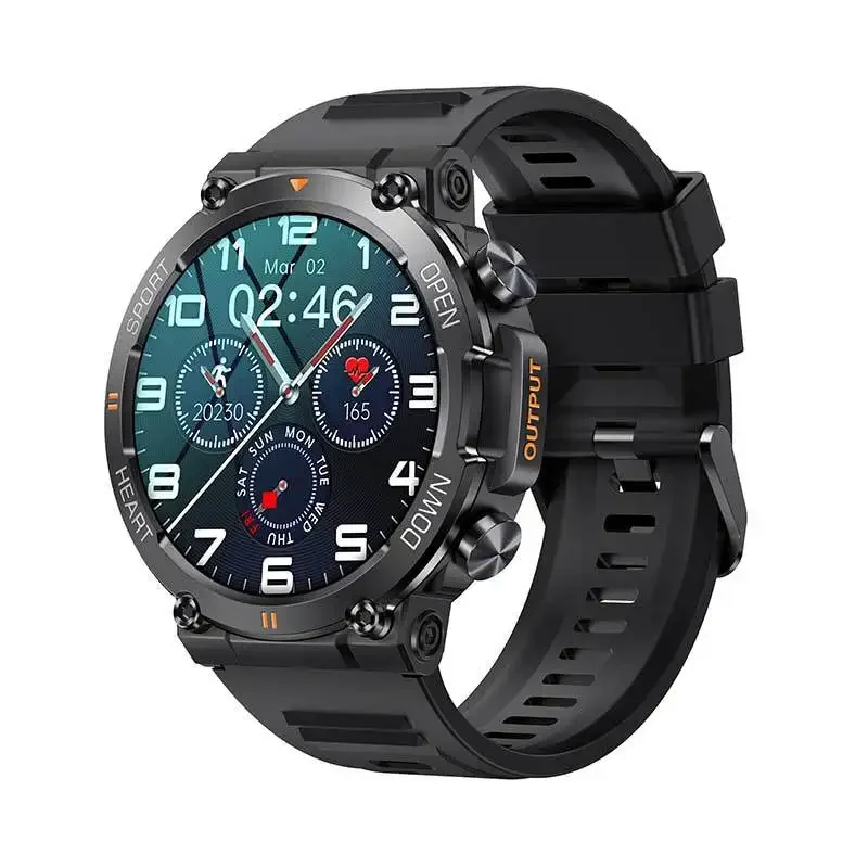 

New K56PRO three-proof call smart watch Music weather 1.39 inch heart rate blood pressure blood oxygen smart watch
