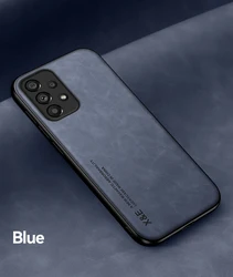Luxury Protective Smartphone Case - Premium Design Cover for A17 (Blue)