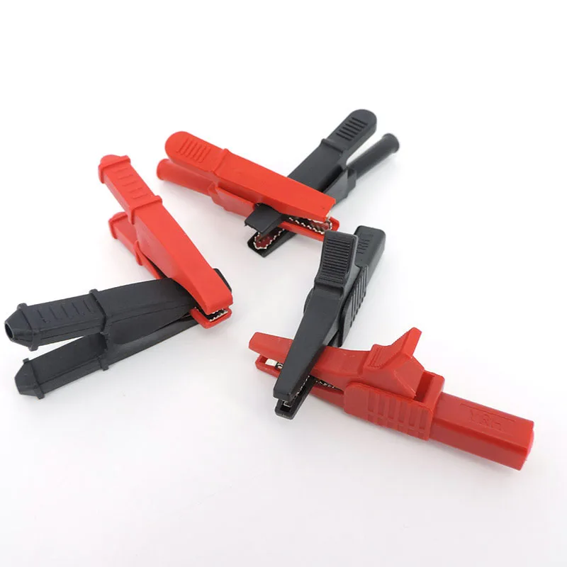4types 20A 30A 50A Alligator Clip Crocodile Adapter Plug Insulated Probe Clip Test lead for Car Caravan Van Battery