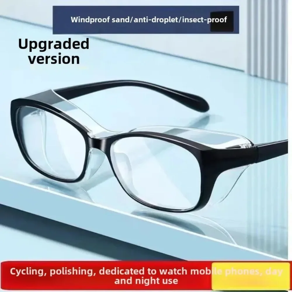Windproof Transparent Sand-proof Anti-shock Biking 10 sol Safety Goggles Anti Blue Light Pollen Security Protection