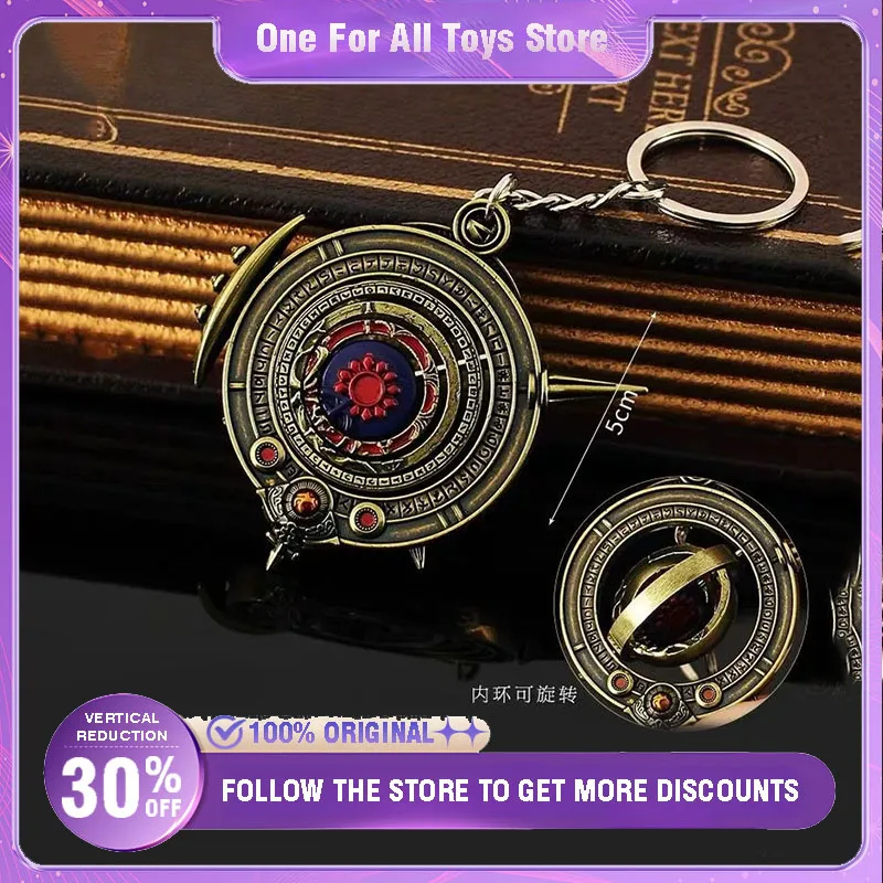 

5cm Douluo Continent Weapon Model Soul Guide Anime Game Peripheral Metal Alloy Hollow Out Rotatable Desktop Display Gift Toy