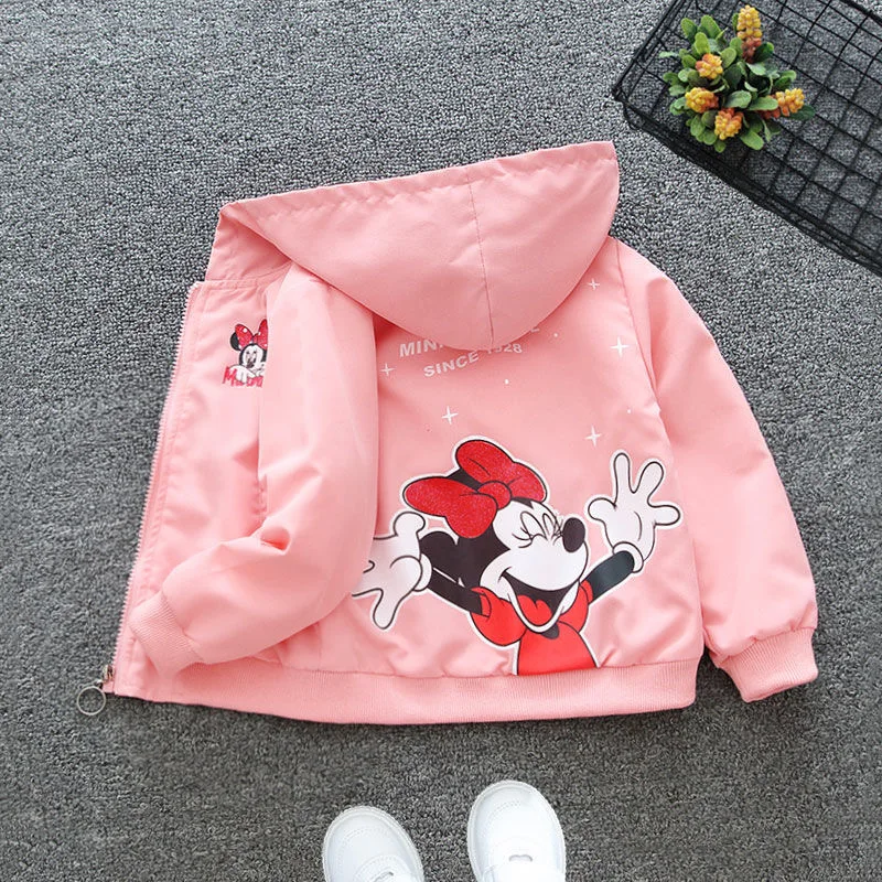 Girl Jackets Mickey | Jackets Coats Girls Minnie | Jacket Girls Mouse - Jackets & Coats Aliexpress