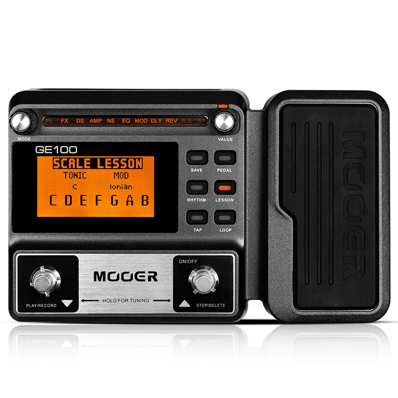 

Mooer Magic Ear Ge100 Electric Guitar Comprehensive Effector Guitar Effector Recording 8 Effect Modules 80 preset sounds
