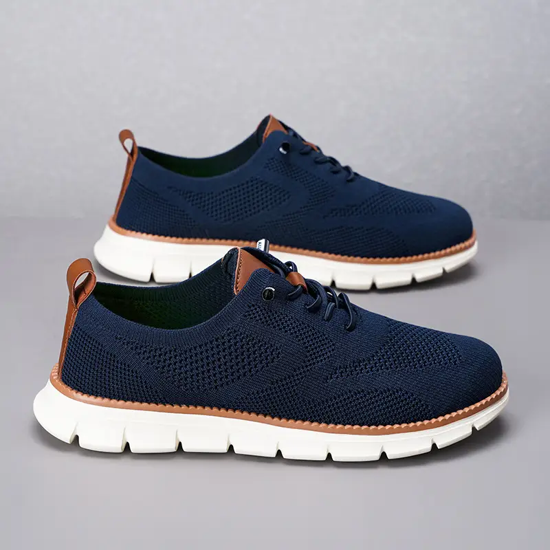 Men Casual Shoes Breeze Stylish Oxfords Fashion Formal Business Urban Breathable Shoes for Male Non Slip Dress Sneakers for Man - Image 9