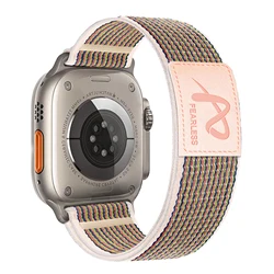 Versatile Nylon Trail Loop Watch Band Bracelet - S11 - 46 42 44 45 49mm (New Pink)