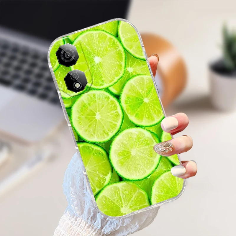 Shockproof Clear Silicone TPU Phone Case with Cute Animal Design