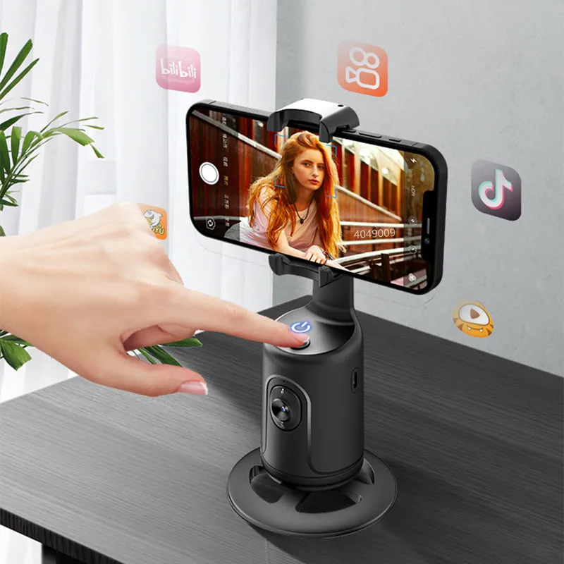 Smart Shooting Selfie Stick 360 Graus Acompanhamento Estabilizador de Cardan Suporte do Telefone Suporte para Tiktok Fotografia ao Vivo Novo - Image 6