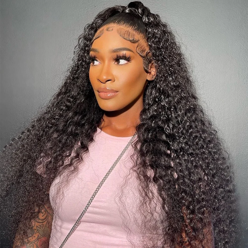 

Deep Wave Frontal Wig 13x6 Hd Curly Human Hair 4x4 5x5 Closure Glueless Preplucked Ready To Go 13x4 Water Wave Lace Front Wigs