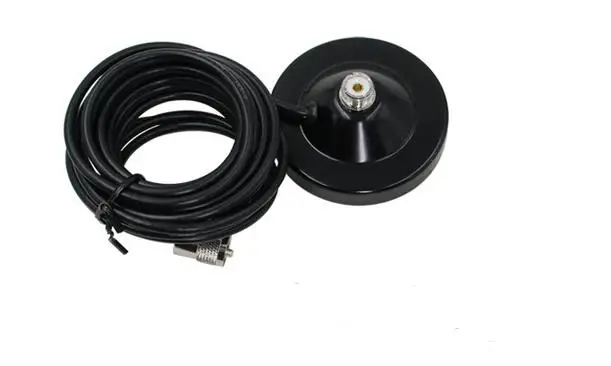 UHF 350M mobile radio whip antenna high gain UHF vehicle ham amateur radio magnet mount aerial 5meter cable PL259