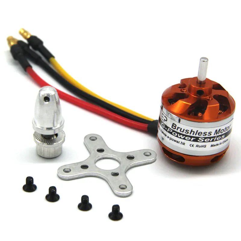 Moteur Brushless D2826 1400KV avec hélice adaptée pour quadcopter