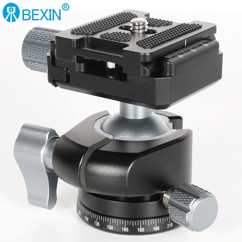 BEXIN LH28 LH32 Low Profile Ball Head 36mm CNC Metal 360&deg; Panoramic Camera Tripod Head Tripod Monopod DSLR Cameras Camcorder