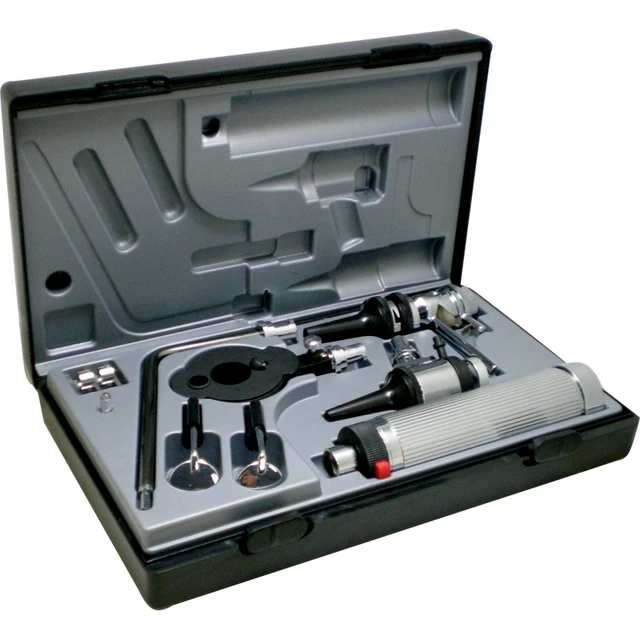 Médecin professionnel métal médical ORL kit diagnostic otoscope