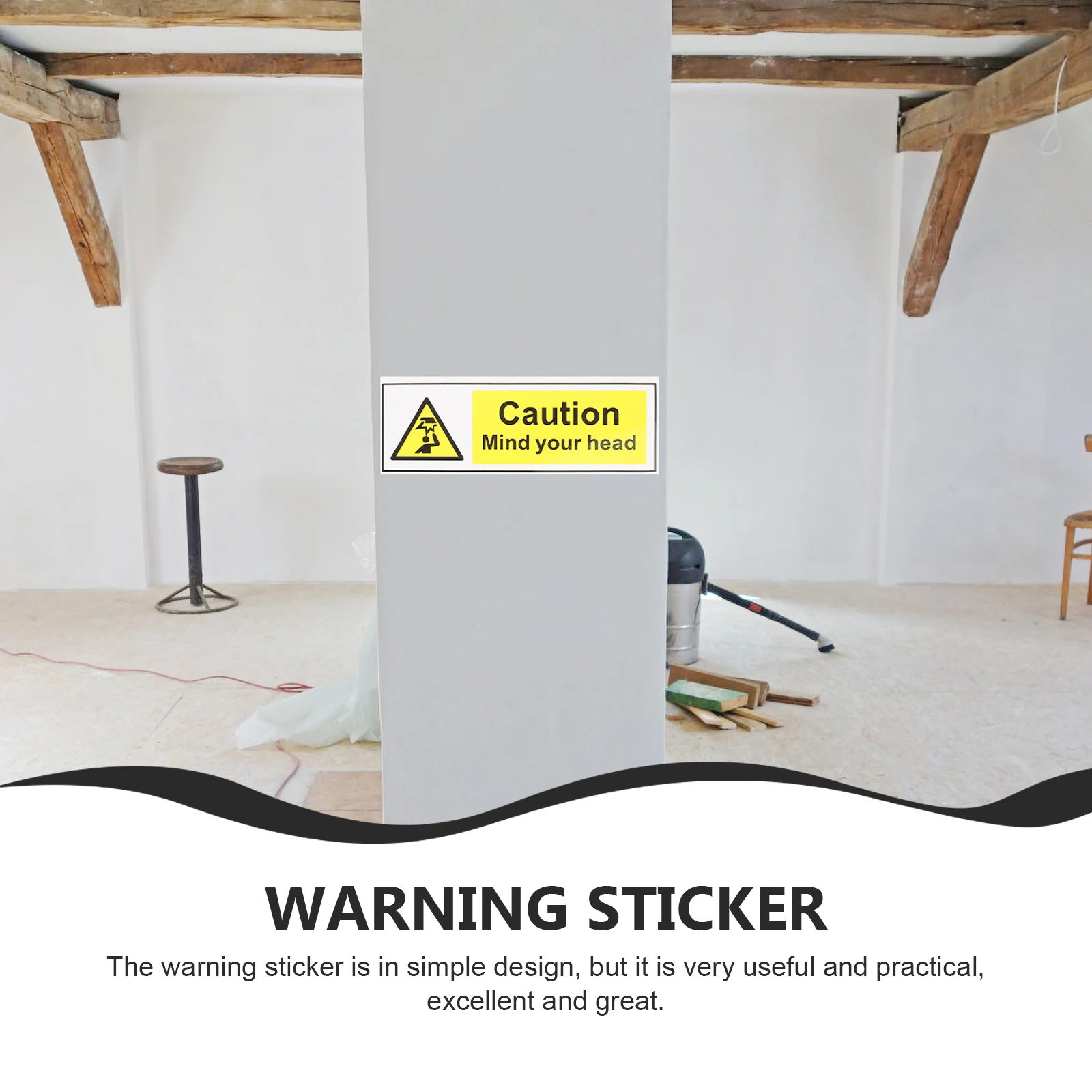 Watch Your Head Sign Low Ceiling Sign Self Adhesive Low Overhead Clearance Warning