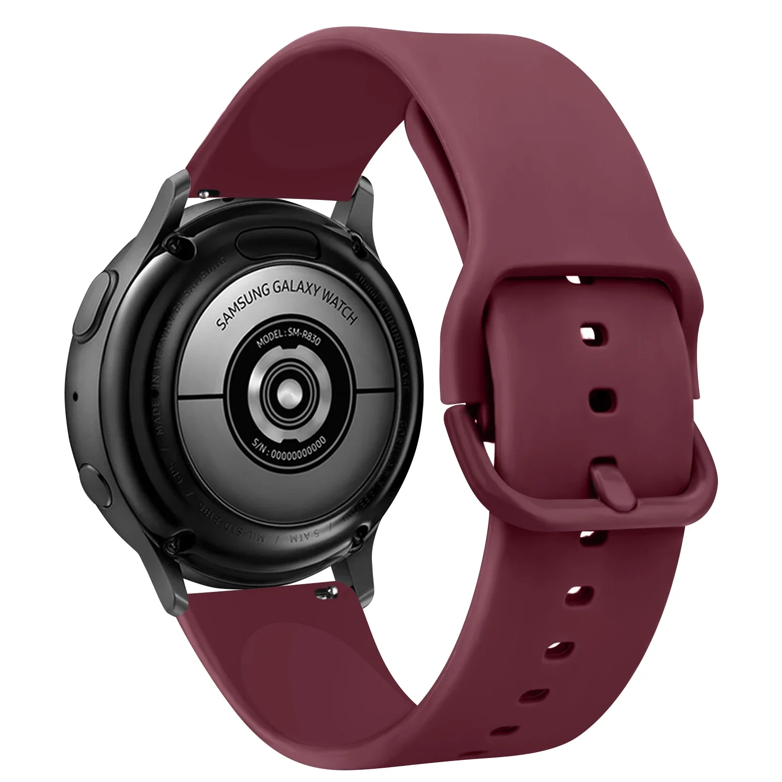 Silicone Smartwatch Strap - Soft Bracelet Wristband for Enhanced Comfort
