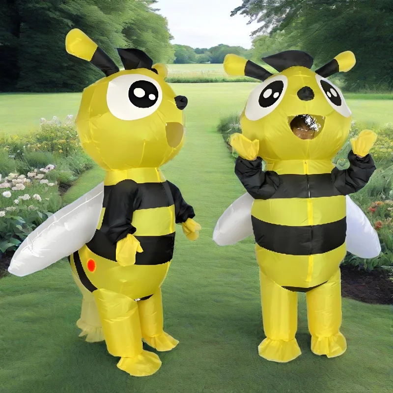Small Inflatable Bee Adult/Child Bumble Bee Inflatable Costume for Halloween Stage ...