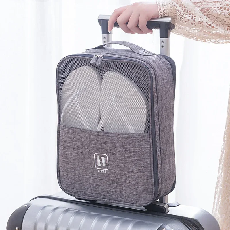 

2024 дорожная деловая черная, серая, синяя стандартная Водонепроницаемая коробка для хранения обуви для путешествий