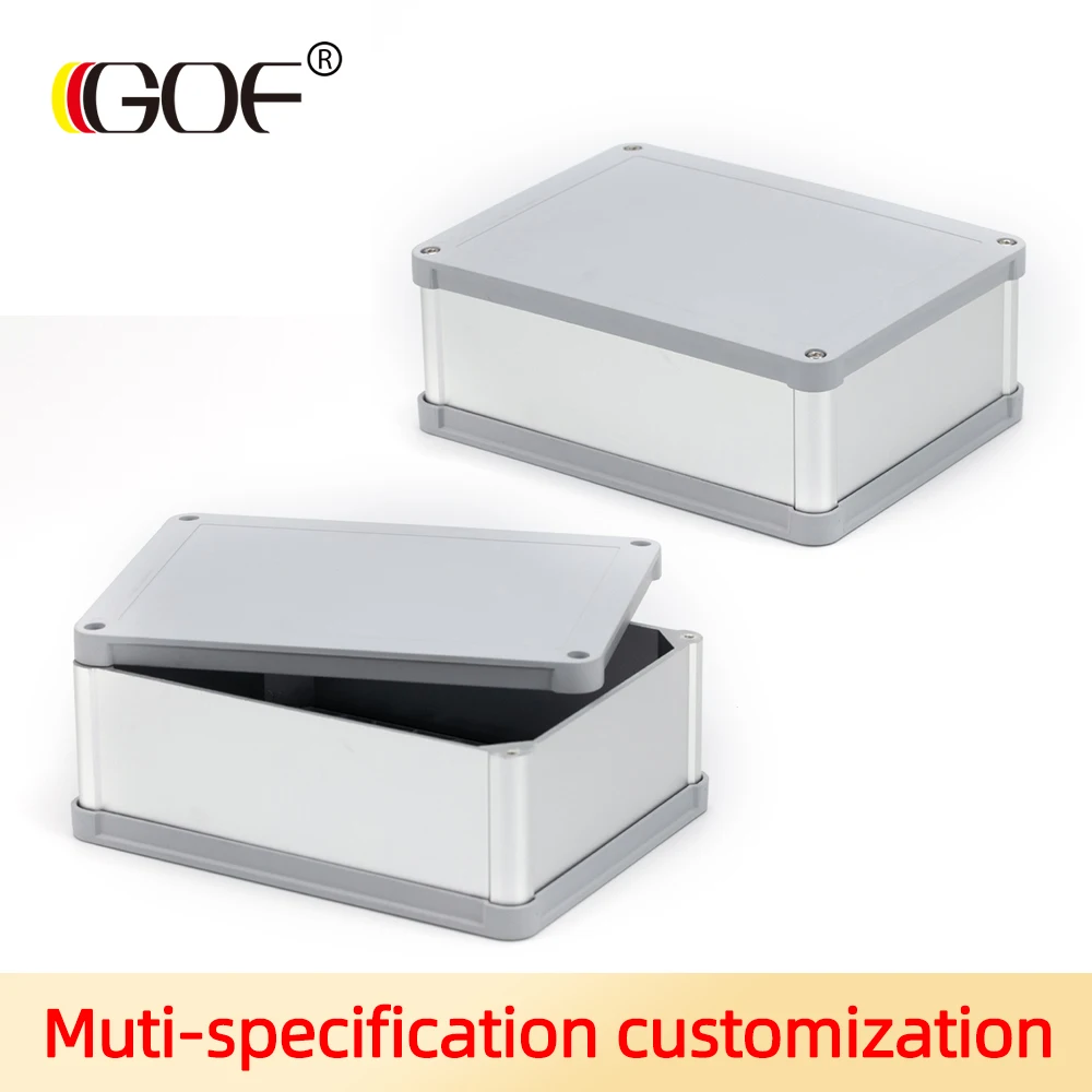 Tampa Plástica Impermeável Alumínio Enclosure Outdoor Power Wire Shell Conexão Habitação Pcb Board Junction Box L07b 160*120 mm