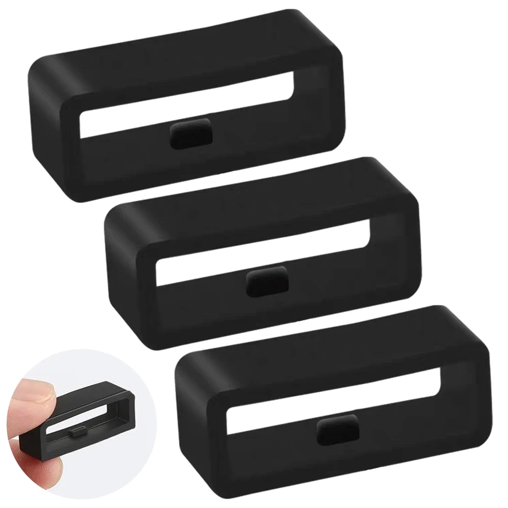 Silicone Replacement Watchband Security Holder Retainer Ring - Durable Loops Locker (20-Pack)