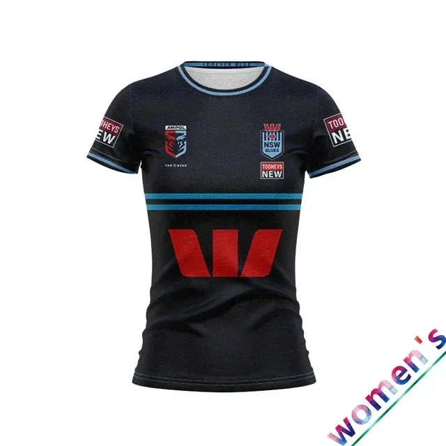 thumbnail image 1 of Camiseta de rugby de visitante del estado de origen de NSW Blues 2023 personalizada para niños, mujeres y hombres, tallas: S-5XL (nombre y número personalizados impresos), 1 of 5