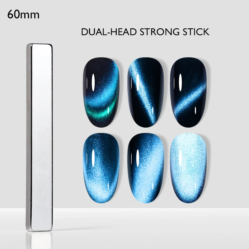 Strong Magnet Cateye Gel Nails Magnets Bar Heart Wave Fireworks Iron Absorp Tool Multifunction Cat Eye Gel Polish Magnetic Tool