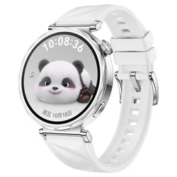 Silicone Sport Bracelet Strap, 18mm/22mm, Compatible with Smartwatches - 22mm watch band (White)