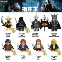 Ten-yearconstructionofthe king's ring for children,toy orcs,dwarf elves,knight Lohan,action figures,military wars,bricks, gifts. 2
