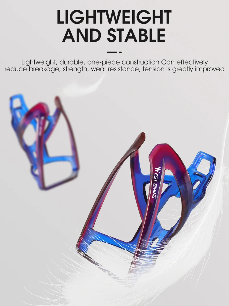 Description Picture 5 of itemWEST BIKING Multicolor Bicycle Water Bottle Cage Ultralight Durable Cycling Bottle Bracket MTB Road Bike Bottle Holder Cup Stand