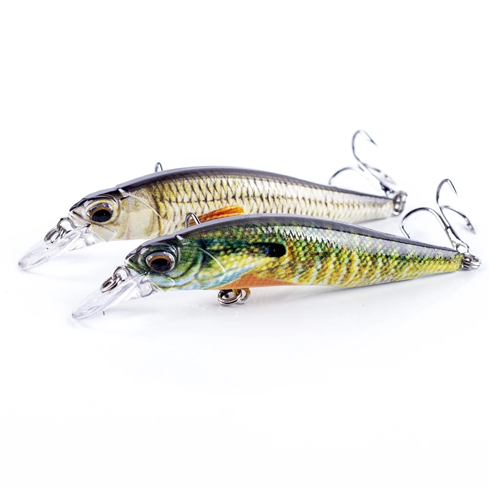 Magnisher 2 Größen Sinking Minnow Hard Baits 7,5 cm/9,0 cm Künstliche Angelköder Wobble Silent Jerkbait Long Cast Bass Barsch – Detail 9