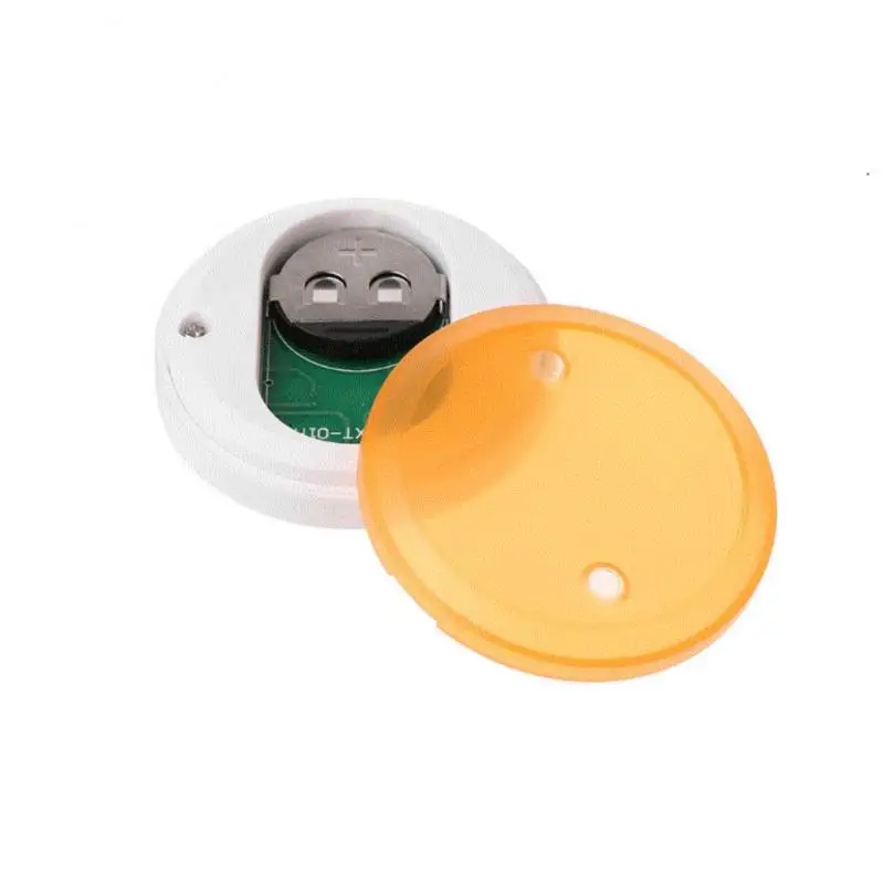 

433Mhz Wireless Remote Control 1 Button Round Remote Control Switch Feel Free to Paste EV1527 Chip Learning Switch