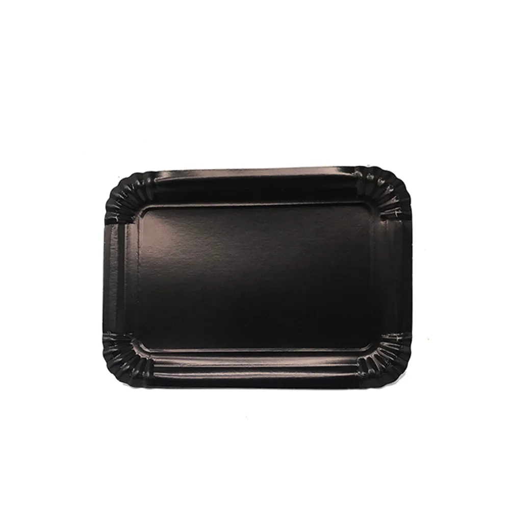 

10PCS Black Color Paper Tray For Birthday School College Home Anniversary Events Decoration Favor Box Birthday Party Supplies