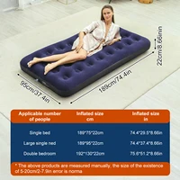 Single Size Air Mattress Inflatable Bed, Blow Up Mattress Camping Sleeping Pad 5
