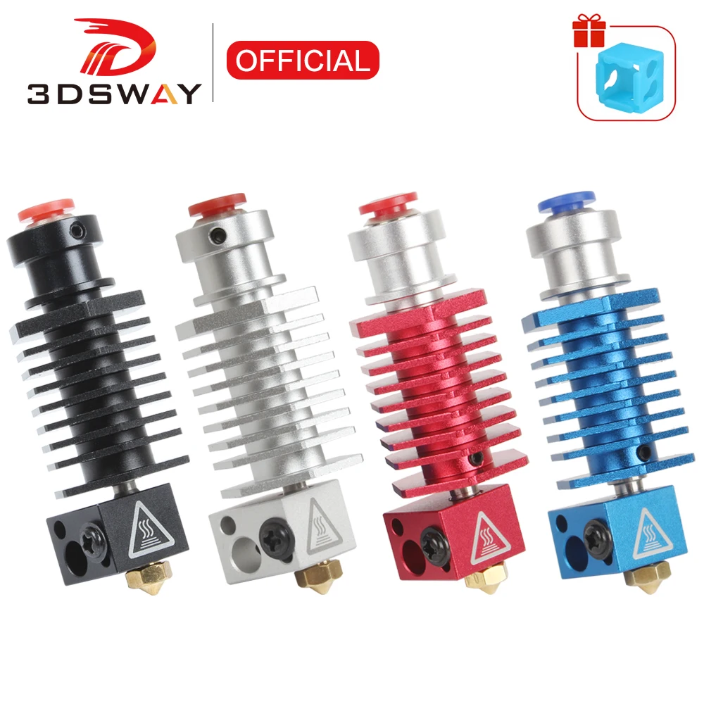 3DSWAY E3D V6 BP6 Hotend Heatbreak for v6 Prusa Voron Remote Short Bowden Direct Heat Sink Range 1.75mm Feeding 3D printer Parts