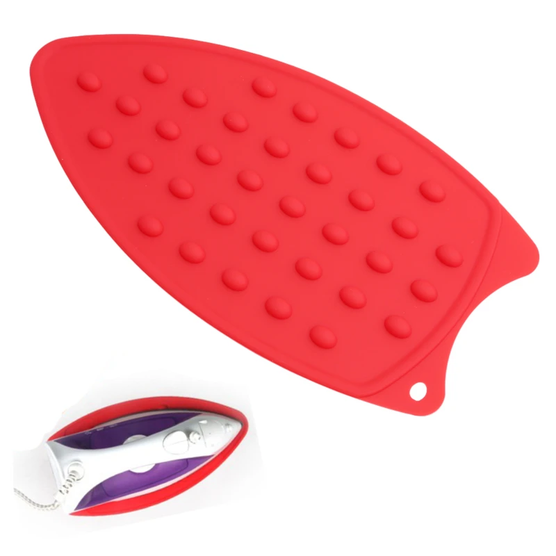Ironing Protection Pad Creative Silicone Iron Hot Protection Rest Pad Mat Rest Ironing Pad Insulation Boards Safe Surface