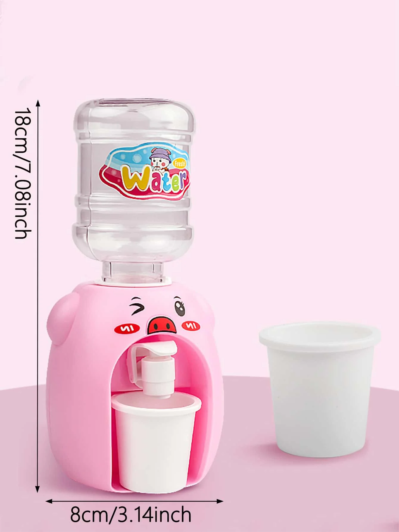 Water Dispenser Beverage Dispenser Mini Kitchen Simulation Toy Double Headed Water Dispenser Play House Toy