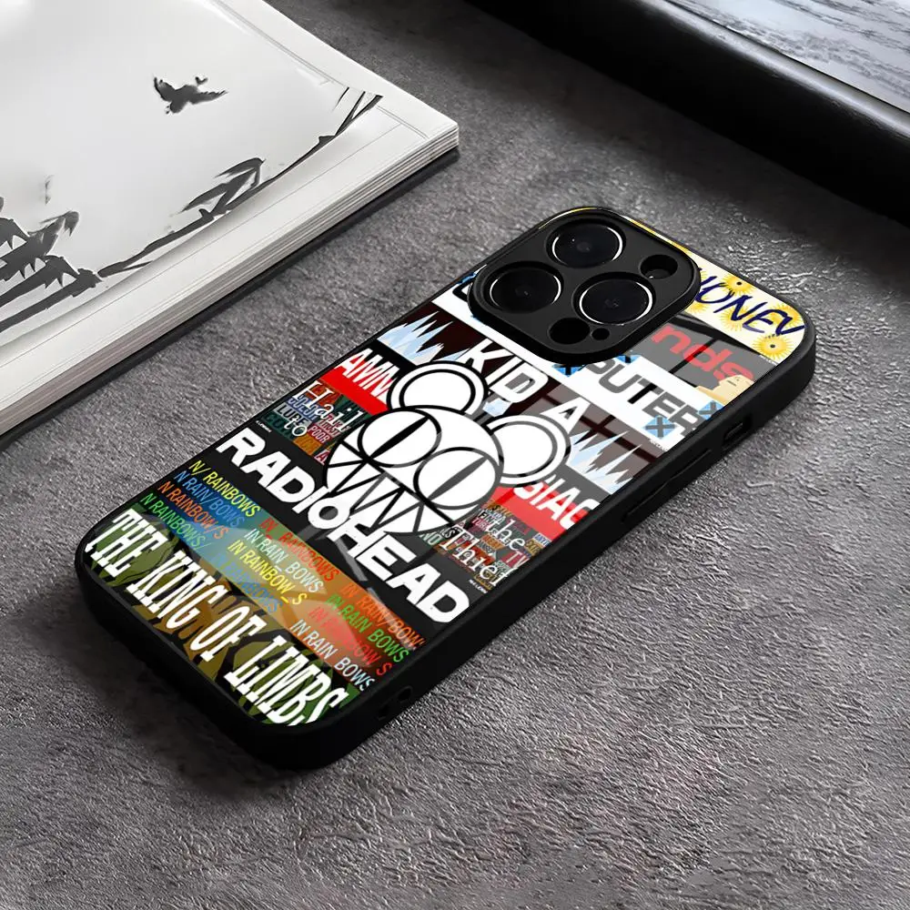 Rainbow Radiohead Band Glass Design Phone Case Cover