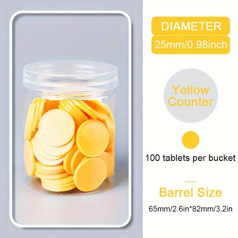 Plastic Math Counters 100 plastic counting chips-interactive learning educational mathematics teaching aids, multi-color plastic counters