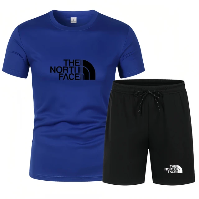 Ensemble de vêtements de sport pour homme, tendance, nouveau t-shirt à manches courtes et pantalon, tenue en 2 pièces, décontractée, pour la course à pied, la salle de sport, l'entraînement, t-shirts 1