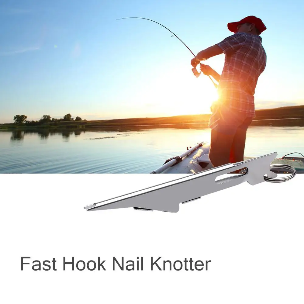 Hole Snip Nippers Fast Hook Nail Knotter Quick Knot Tying Tool Line Cutter  Fly Fishing Clippers