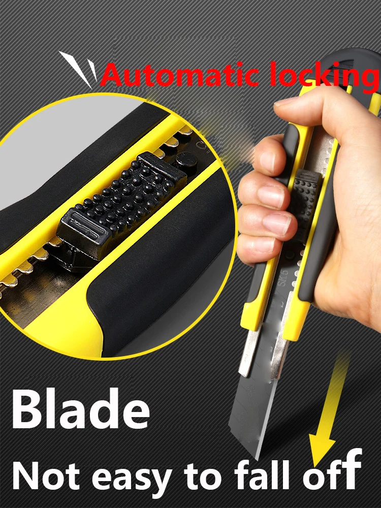 Cutter SK4 Blade Utility Knife Plastic Handle Coated Blade Cutter Safety Box Opener Tool Office Home Cutting Tools - 2