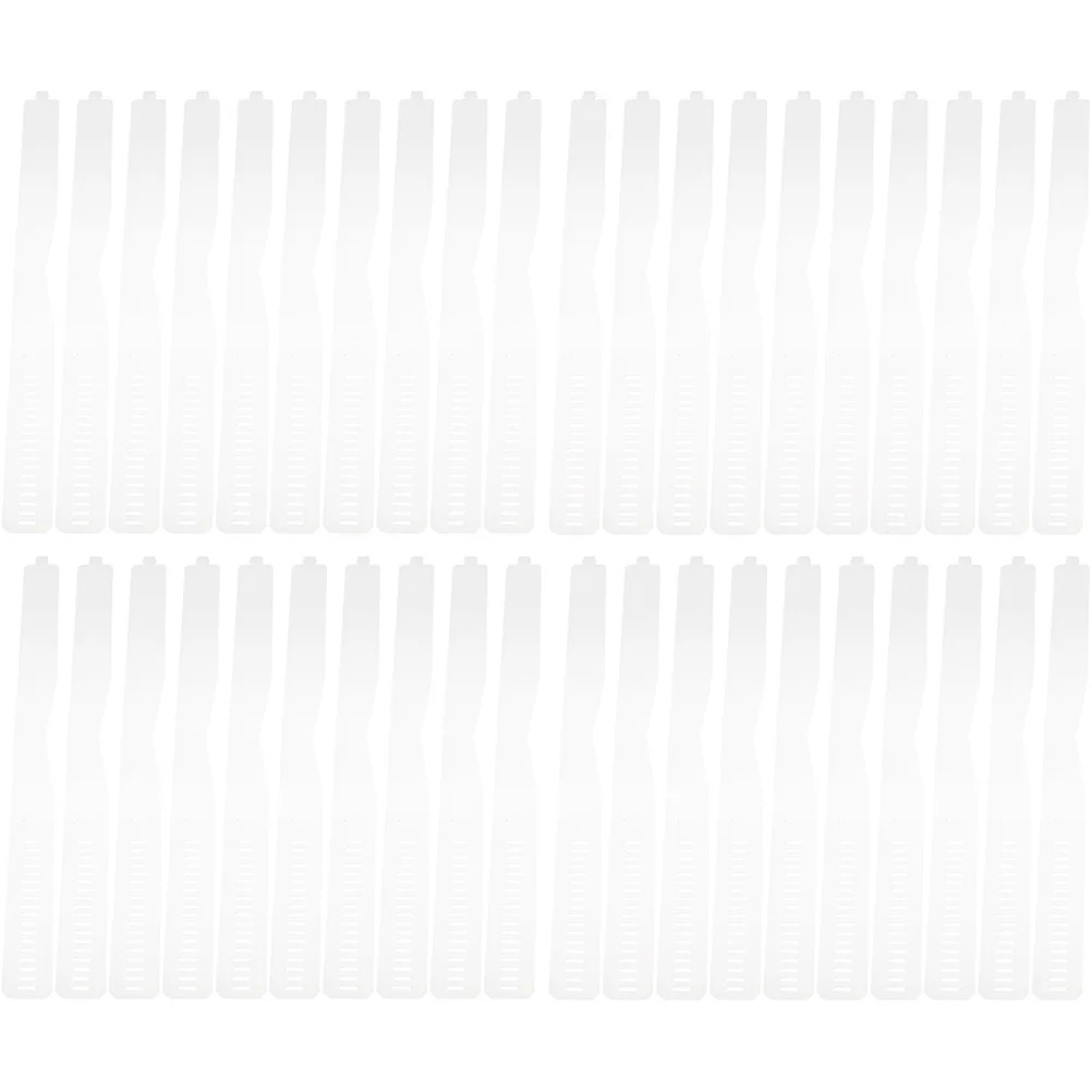 

60 Pcs Fixing Strip Collar Man Shirts for Men Adjustable Support Plastic Strips