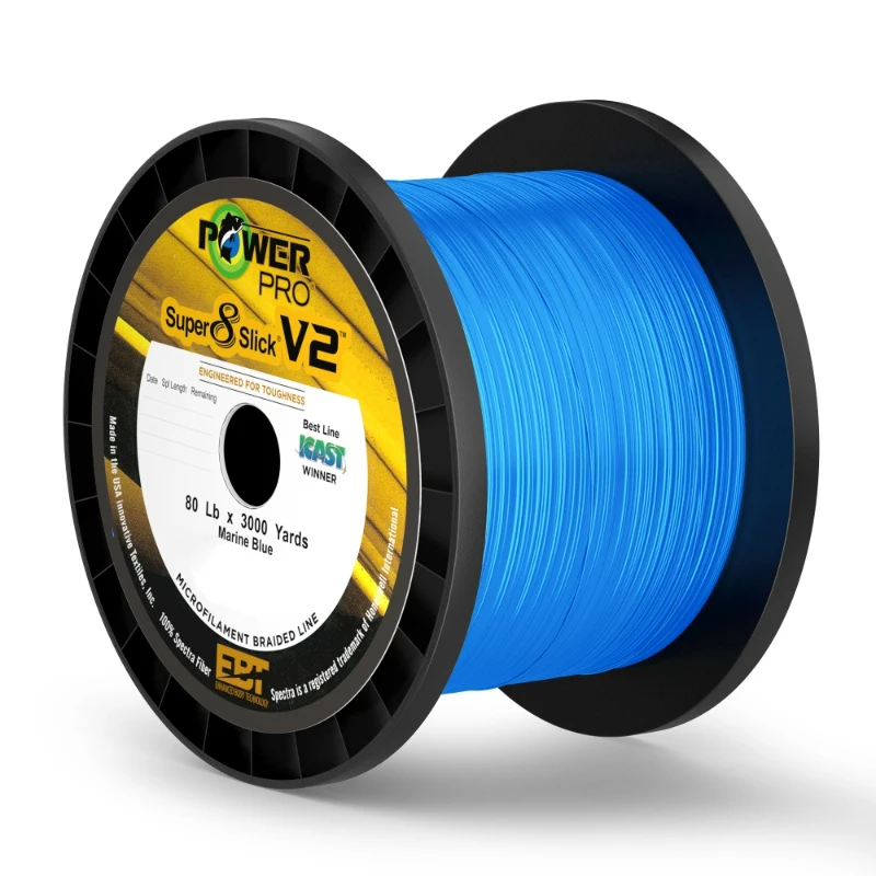 POWER PRO 8 Slick V2 Saltwater Braided Fishing Line - Length:2750m