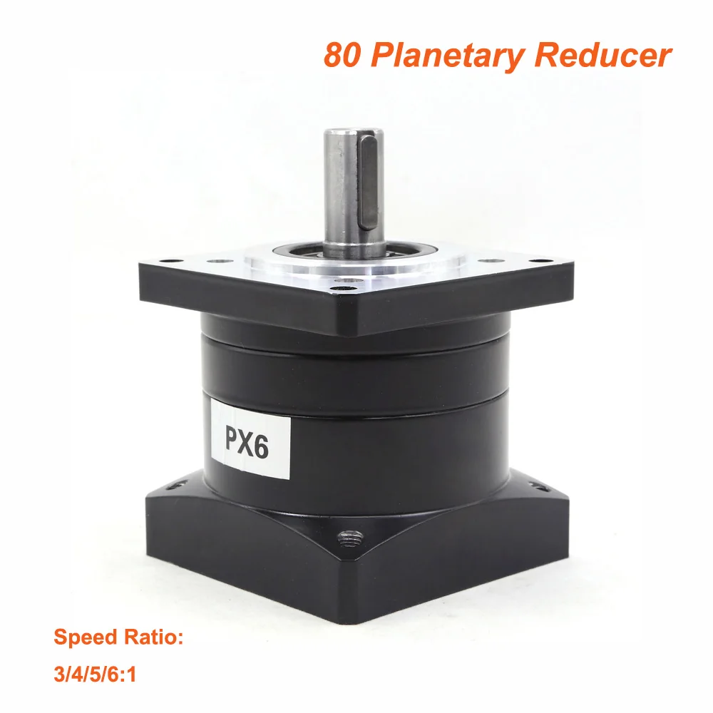 

3:1 4:1 5:1 6:1 8:1 80mm Planetary Reducer 30N.m for 80mm Servo motor or BLDC Brushless DC Motor