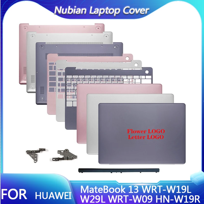 

NEW Laptop For HUAWEI MateBook 13 WRT-W19L W29L WRT-W09 HN-W19R LCD Back Cover/Hinges Cover/Palmrest/Bottom Case Laptops Case