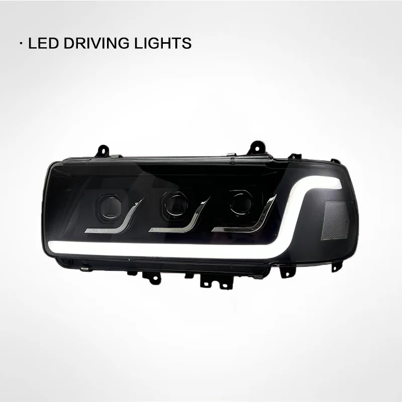 YLC Suitable for 90-02 Land Cruiser LC80 Headlight Assembly Modified LED Day Running Light Turn signalcustom