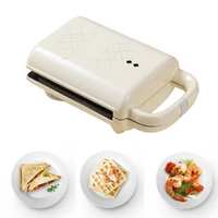 ~Sandwich Waffle Breakfast Machine Heating Toast Press Toasted Bread Small Light Food Machine   multifunction breakfast machine 1